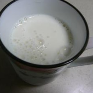 梅シロップで作る、梅ミルク